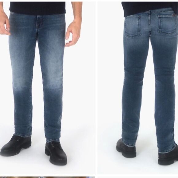 NWT Mens Fidelity Torino Slim Jeans 34 - Picture 1 of 9